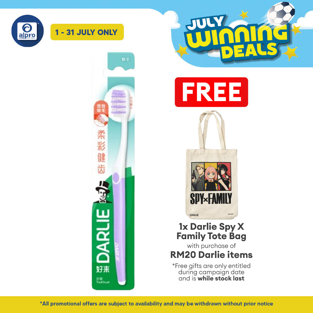 Darlie Toothbrush For Her Soft 1s | Soft & Gentle Darlie