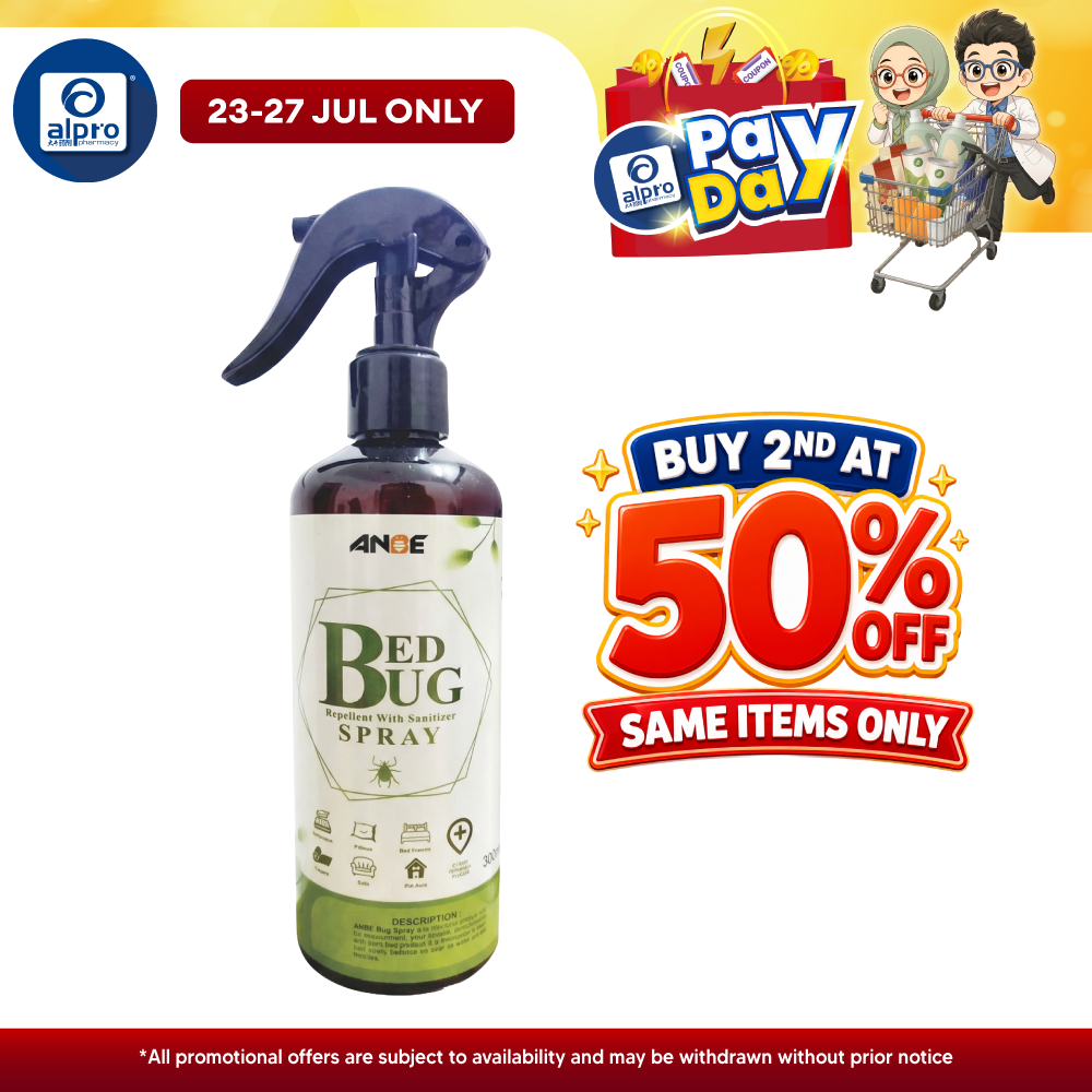 Anbe Bed Bug Spray 300ml | Bio-Degradable & Stain Free Anbe