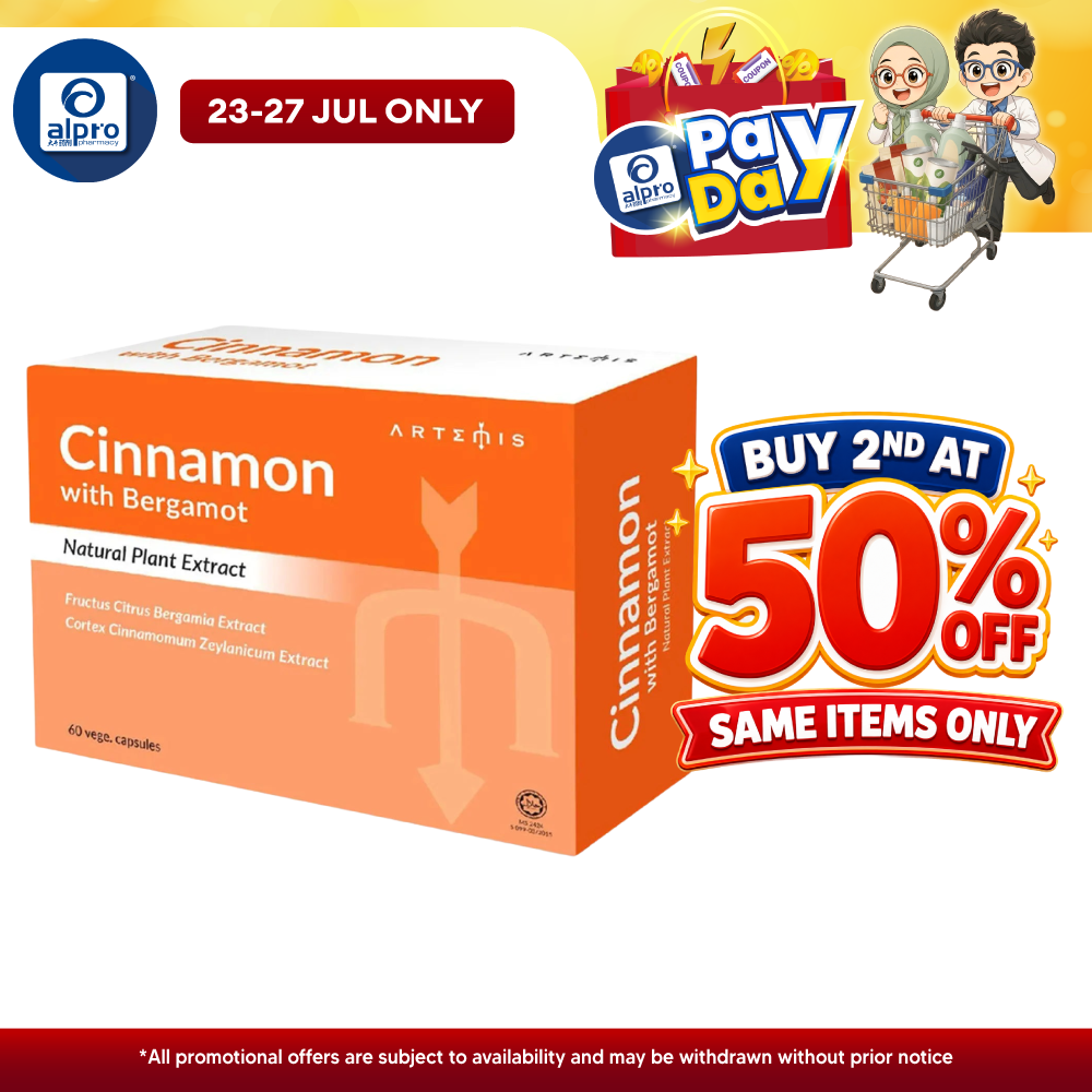 Artemis Cinnamon Bergamot Capsule 60s | Helps To Maintain General Health. Artemis