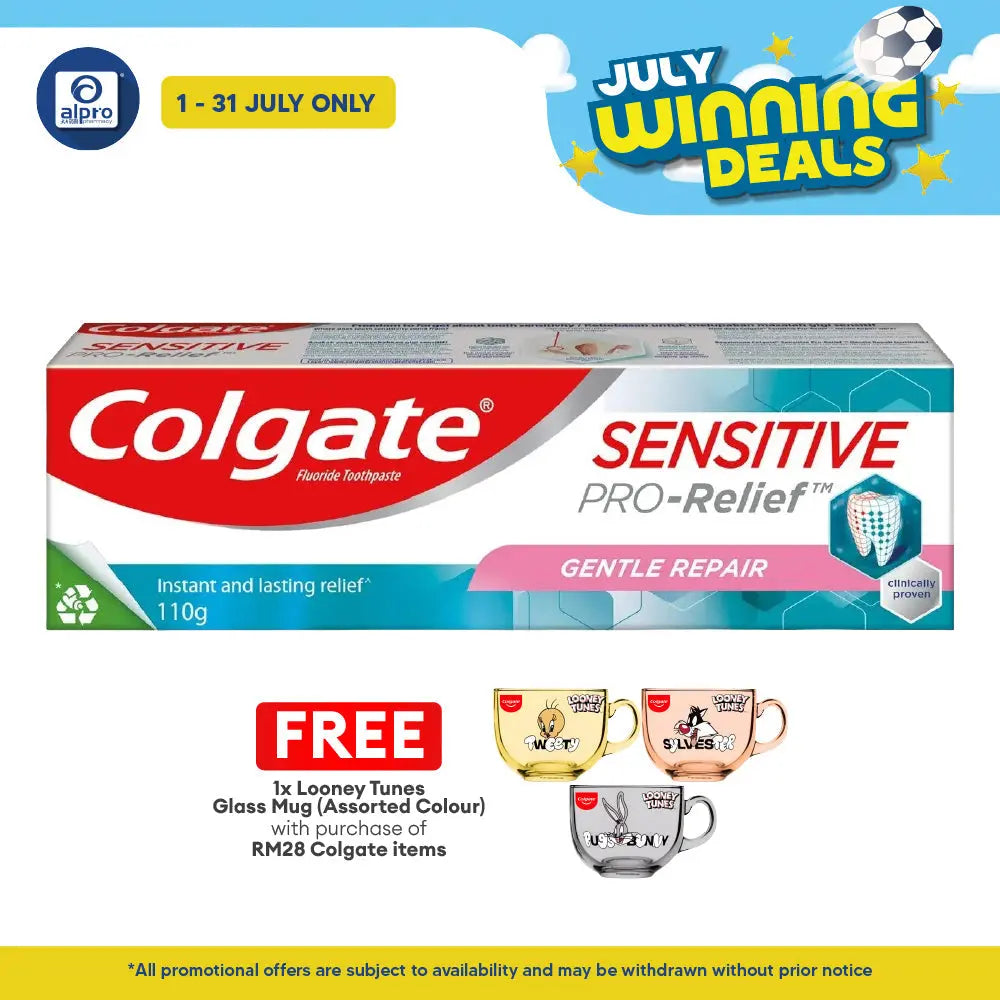 Colgate Sensitive Pro-Relief Gentle Repair 110g | Protect Against Tooth Sensitivity Colgate