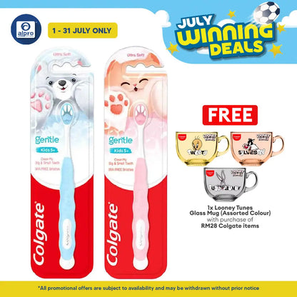 COLGATE GENTLE ANIMAL FLUFFY PAW KIDS TOOTHBRUSH 1S Colgate
