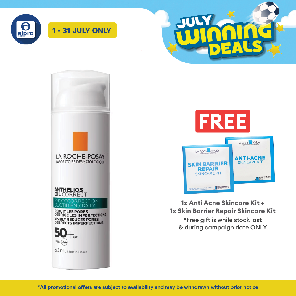 La Roche Posay Anthelios UVD Oil Correct T 50ml | 50+ SPF UVB + UVA La Roche Posay