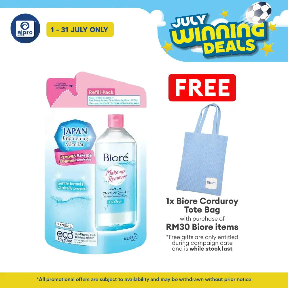 Biore Cln Water Refill O/clr 250ml Alpro Pharmacy