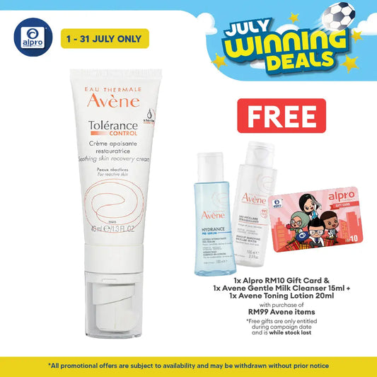 Avene Tolerance Control Soothing Skin Recovery Cream (CPI) 40ml | Hydrates Dry Sensitive Avene
