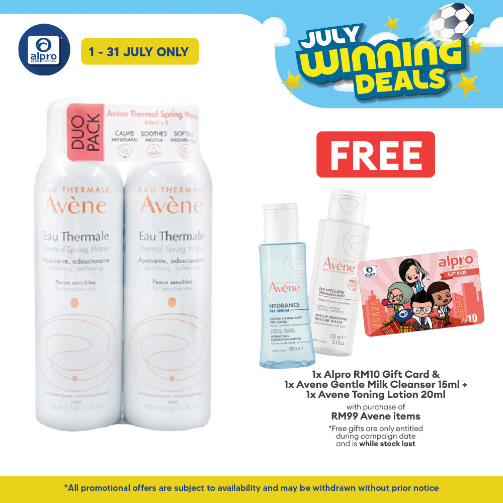 Avene Thermal Spring Water 150ml Duo Pack | Excellent Source Of Hydration Avene