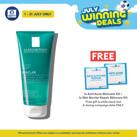 La Roche Posay Effaclar Micro Peeling Gel 200ml | Micro-Peeling Purifying Gel La Roche Posay