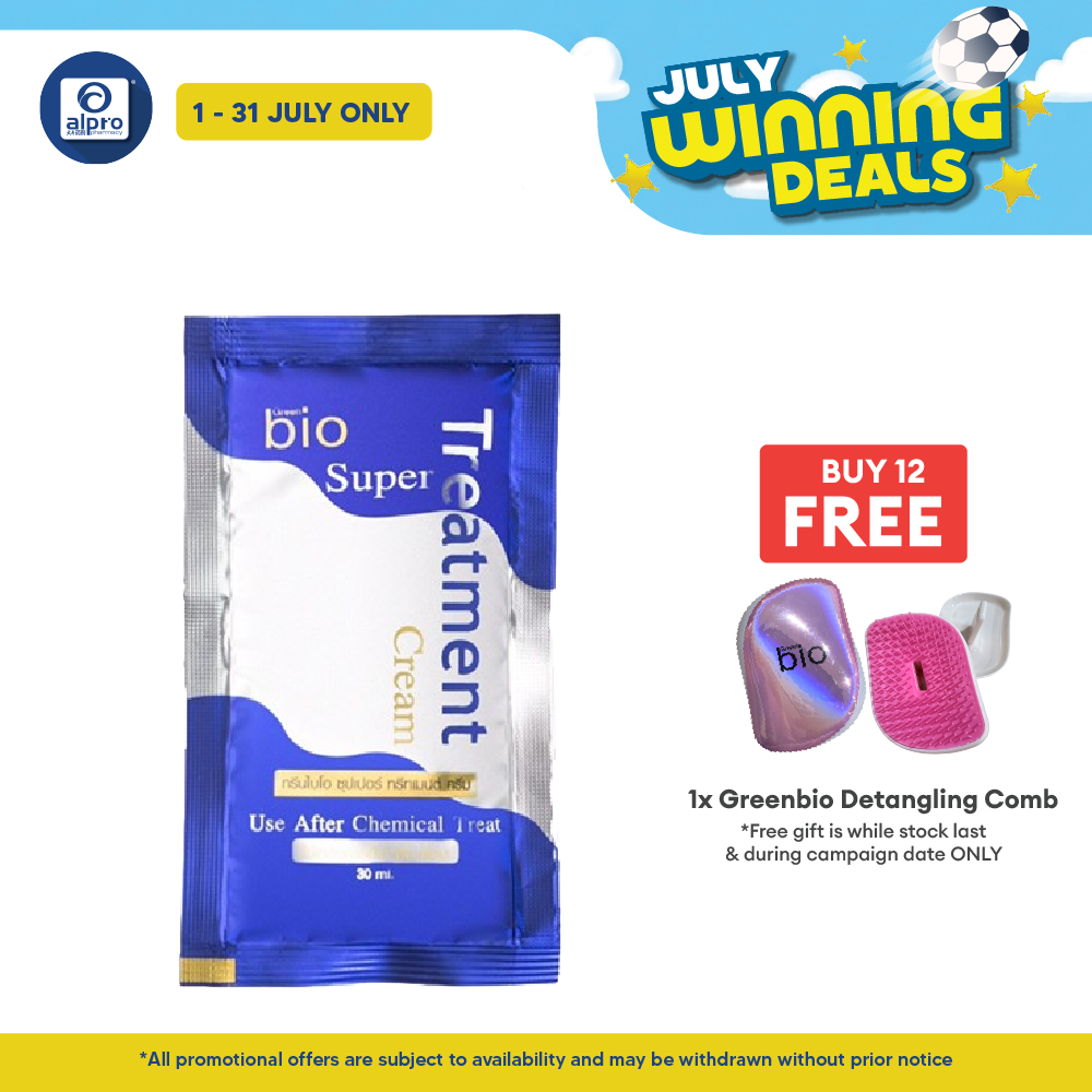 Green Bio Super Treatment Sachet 30ml 1s | Hair Treatment Green Bio