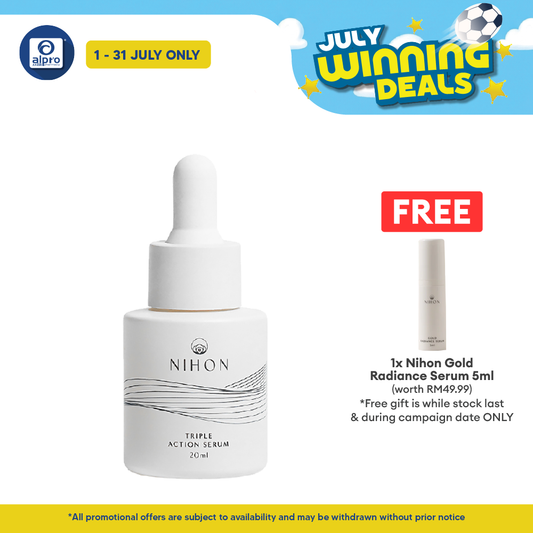 Nihon Triple Action Serum 20ml | Reduce Acne and Fade Acne Scar Nihon