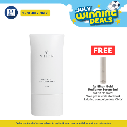 Nihon Water Gel Uv Sunscreen 50ml | For All Skin-Type Nihon