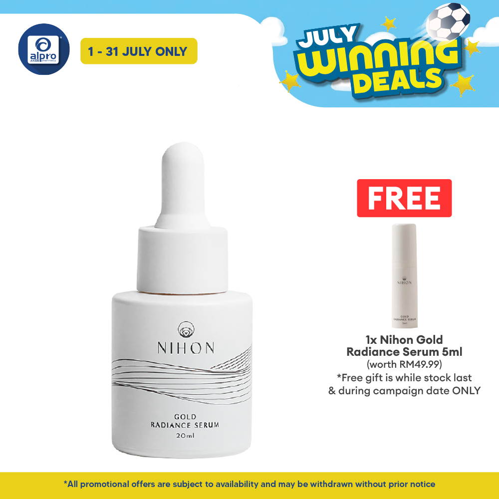 Nihon Gold Radiance Serum 20ml | For All Skin Type Nihon