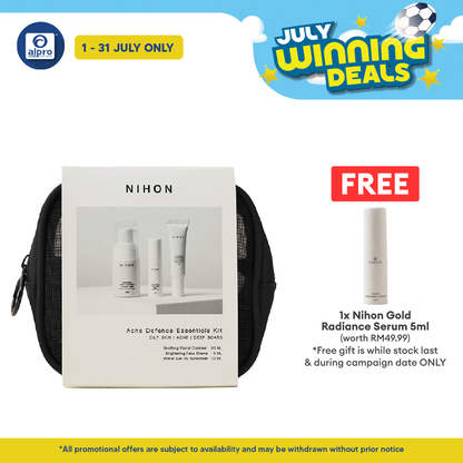 Nihon Acne Defence Essentials Kit Set Of 3 | For Acne Prone Skin Nihon