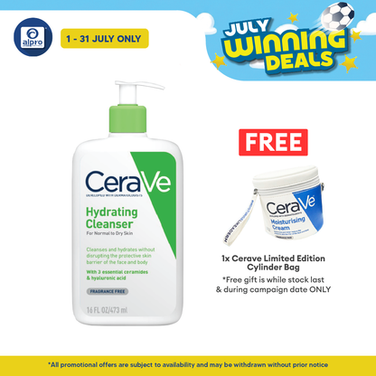 Cerave Hydrating Cleanser 473ml | Cleanses And Hydrates Cerave