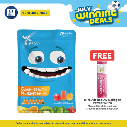 Youvit Kids Multivitamin Gummies Assorted | 7s Youvit