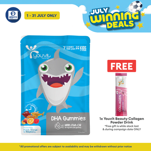 Youvit Kids Dha Gummies Assorted | 7s Youvit
