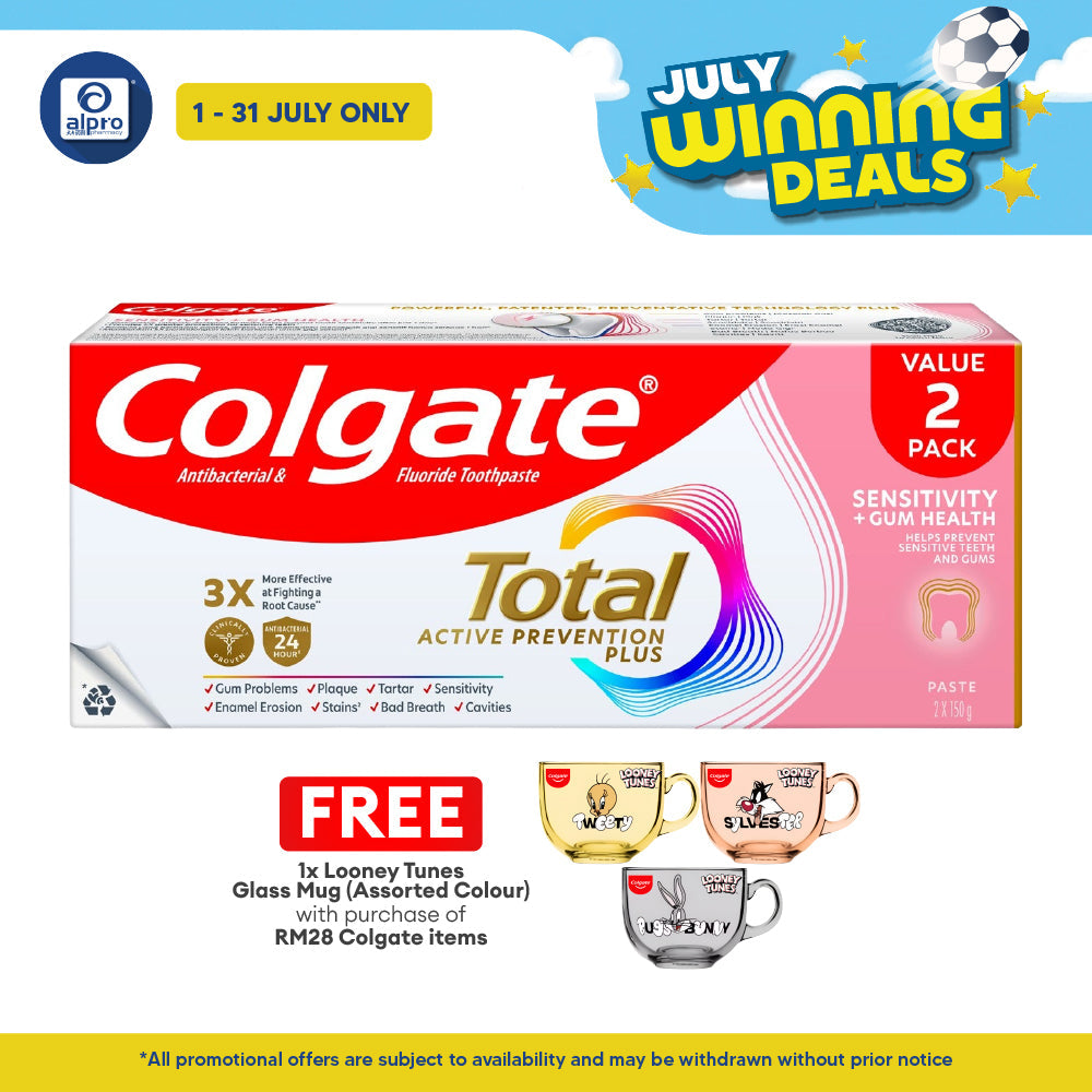 [Value Pack] Colgate Total Sensitivity + Gum Health Toothpaste 115g x 2s Colgate