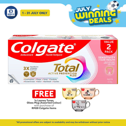 [Value Pack] Colgate Total Sensitivity + Gum Health Toothpaste 115g x 2s Colgate