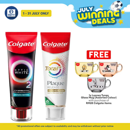 Colgate Optic White & Total Plaque Release Value Set Colgate