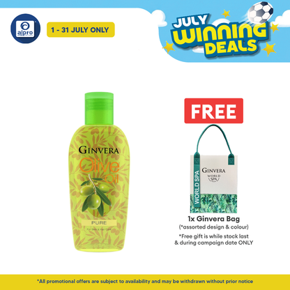 Ginvera Pure Olive Oil (75mL /150mL) | Natural Moisturiser for Skin and Hair Ginvera
