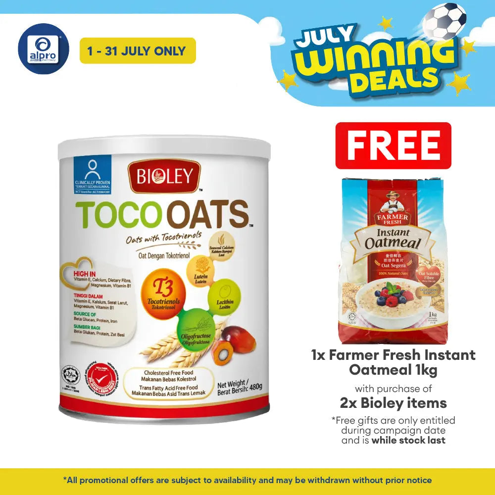Bioley Toco Oats 480g Bioley
