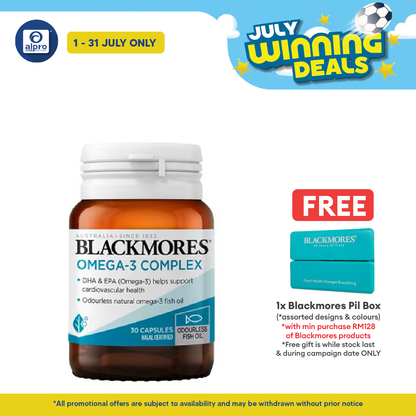Blackmores Omega 3 Complex 30s | High-Quality Blackmores