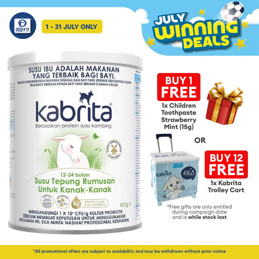 Kabrita Goat's Milk Children Formula (12-24 Months) 400g | Goat’s Milk Protein Based Formula Kabrita