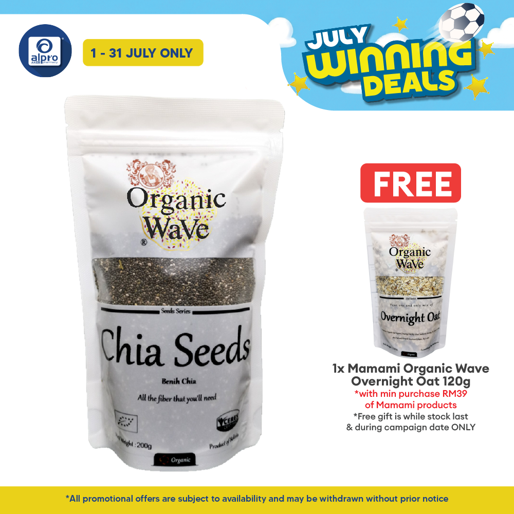 Mamami Organic Wave Chia Seed 200g Mamami