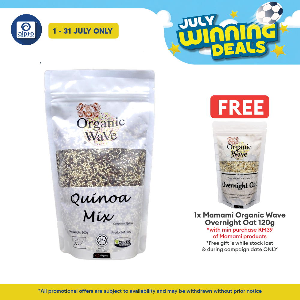 Mamami Organic Wave Quinoa Mix 500g | Help to Lower Sugar Levels Mamami
