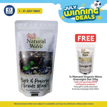 Mamami Natural Wave Black & Powerful Grains Mixed 400g | Powerful Energy Booster Mamami