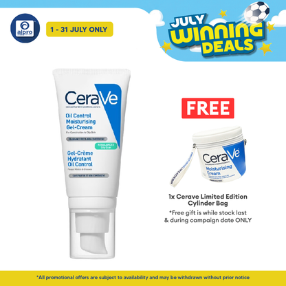 Cerave Oil Control Moisturising Gel Cream 52ml | Helps Absorb Excess Oil Cerave