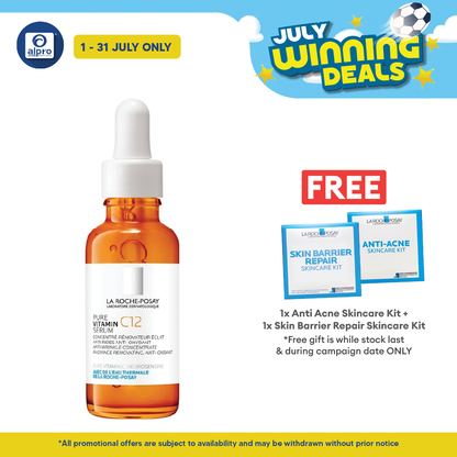 La Roche-Posay Pure Vitamin C12 Serum 30ml | Improves Skin Radiance La Roche Posay