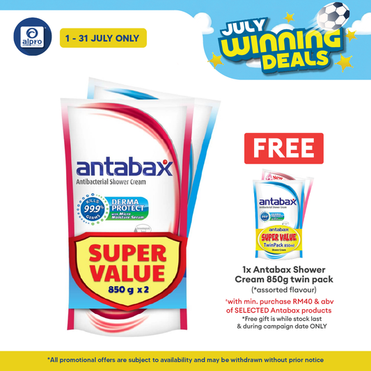 Antabax Shower Cream Fresh + Protect 850g ×2s Antabax