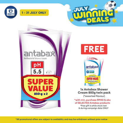 Antabax Shower Cream Sensitive + Sensitive 850g ×2s Antabax