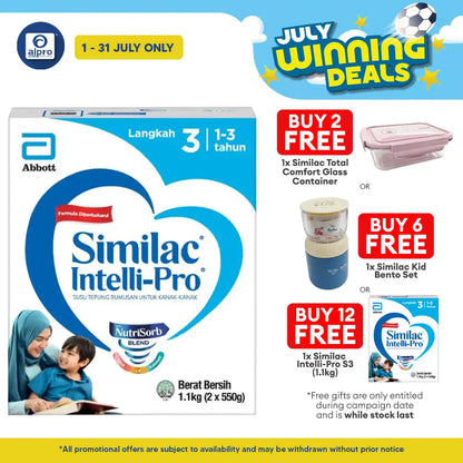 Abbott Similac Intelli-Pro S3 BIB Heart 1.1kg Similac