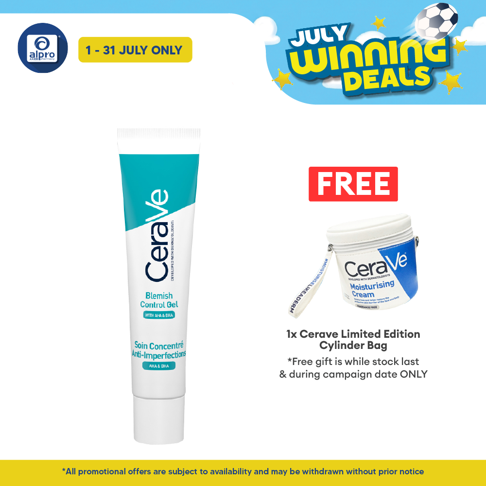 CeraVe Acne Blemish Control Gel 40mL | Prevents New Acne Breakout Cerave