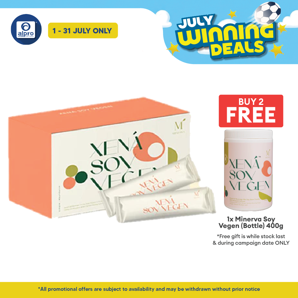 MINERVA Soy Vegen (30 Sachets) | Natural Collagen Minerva