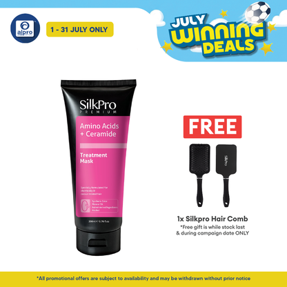SilkPro Premium Treatment Mask 200mL | Repairs Damaged Gaps on Hair SilkPro