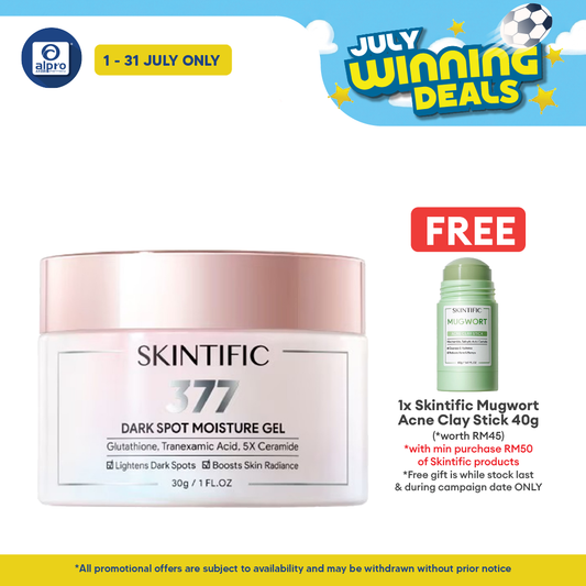 Skintific Symwhite 377 Dark Spot Moisture Gel 30g | Prevent Early Sign of Aging Skintific