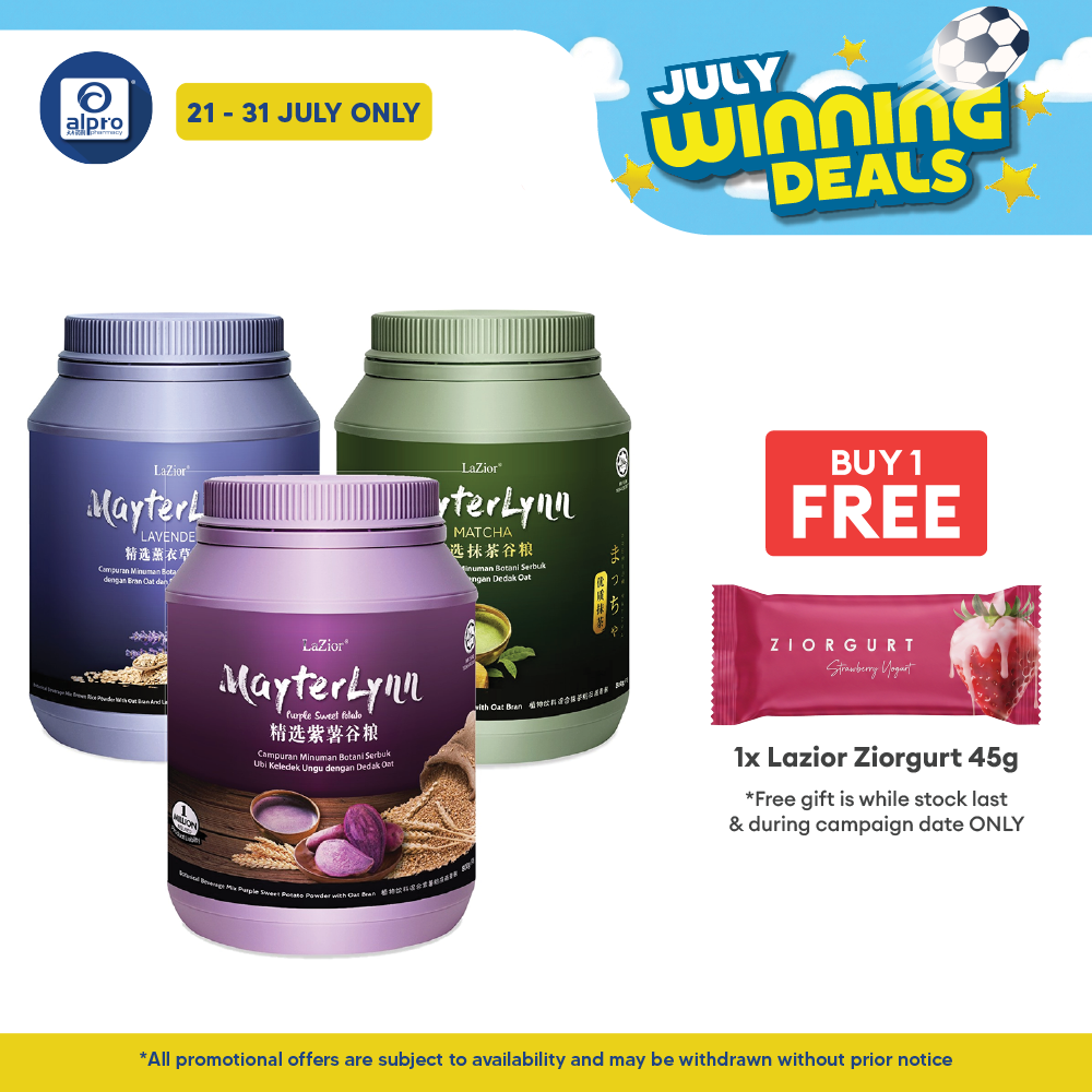 Lazior Mayterlynn (Purple Sweet Potato/ Matcha/ Lavender) 800g | Support Well-Being & Sustained Energy Lazior