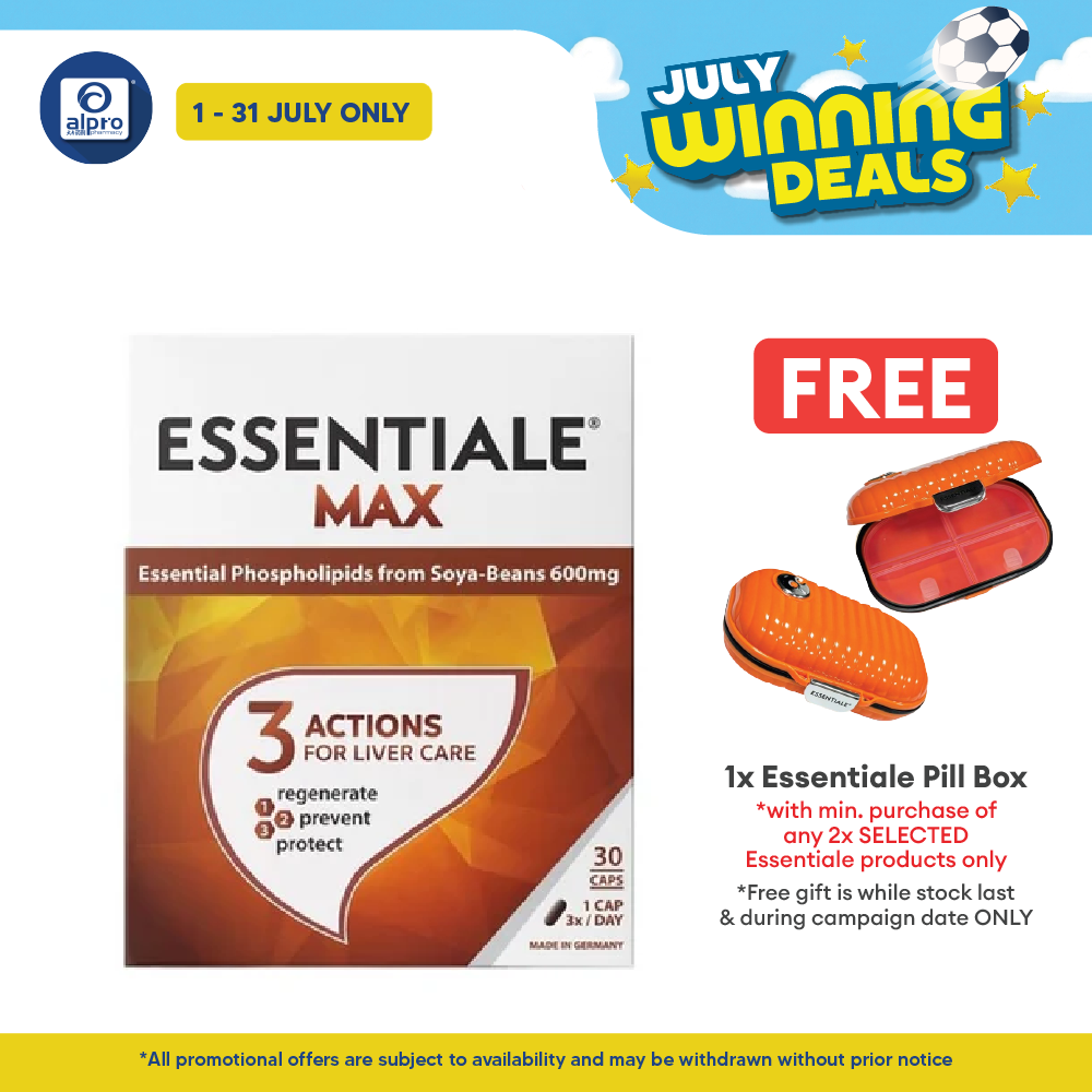 Essentiale Max 600mg Capsule 30's | Supports Daily Wellness Essentiale
