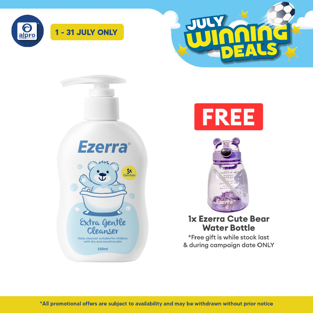 Ezerra Extra Gentle Cleanser 150ml | Moisten The Skin Ezerra