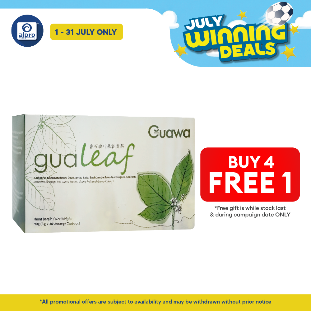 Guawa Gualeaf Guava Leaf Tea 3g ×30s | natural Antioxidants Support Overall Wellness GUAWA