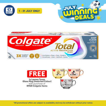 Colgate Total Deep Clean 150g | Deep Clean In Hard-To-Reach Places Colgate
