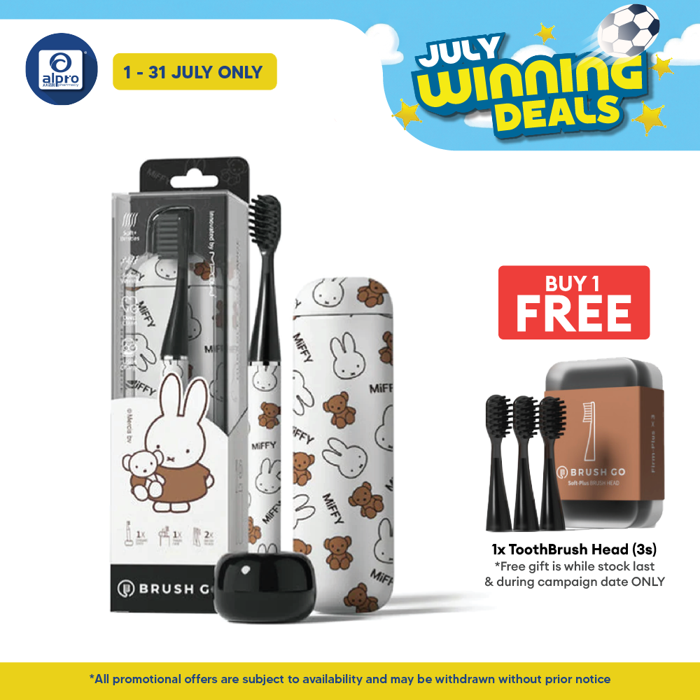 Mipow i4 Ci900s_B Slim Electric Toothbrush MIFFY Edition | Travel Case & Ceramic Holder Dock MIPOW