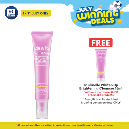 Clinelle WHITENup Brightening Spot Corrector Essence 15mL | Reduce Dark & Aged Spots Clinelle