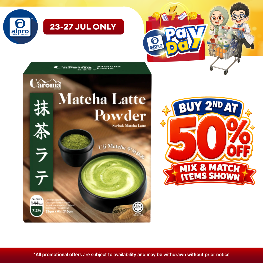 Caroma Matcha Latte 35g ×6s | Smooth & Rich Umami Flavor CAROMA