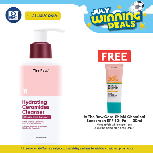 The Raw. Hydrating Ceramides Cleanser 140mL | Hydrating Skin Barrier Essentials The Raw.