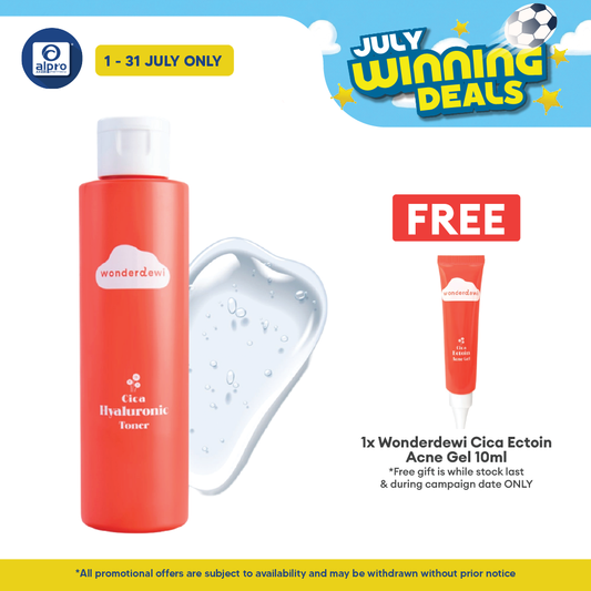 WonderDewi Cica Hyaluronic Toner 150mL | Instant Relief Effect & Soothe Skin WonderDewi