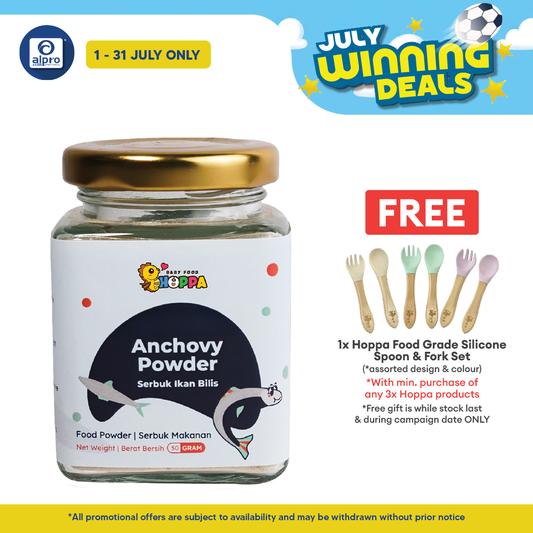 Hoppa Anchovy Powder 50g | Promote Bone & Teeth Growth Hoppa