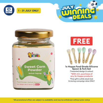 Hoppa Sweet Corn Powder 50g | Rich In Calcium & DHA Hoppa