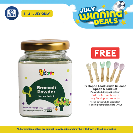 Hoppa Broccoli Powder 50g | Aids Bowel Movement Hoppa